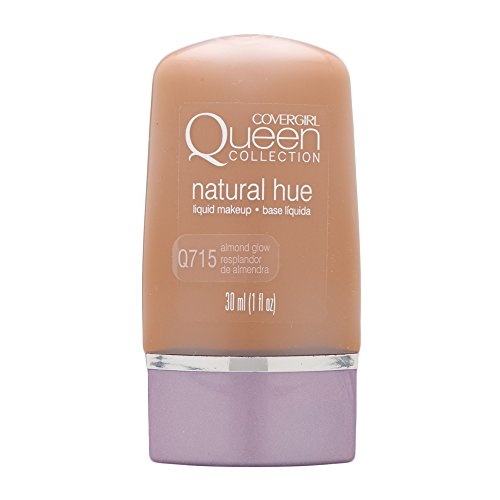 Product Cover COVERGIRL Queen Natural Hue Liquid Makeup Almond Glow 715, 1 oz (packaging may vary)