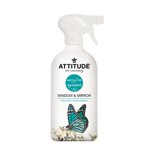 Product Cover Window & Mirror Cleaner, Citrus Zest 27.1 fl oz by Attitude (Pack of 2)