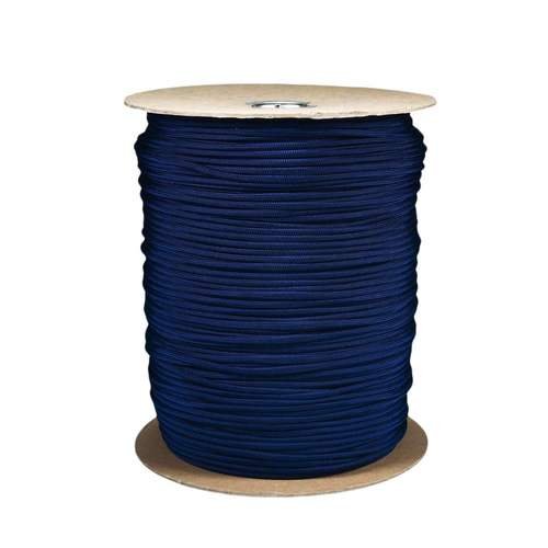 Product Cover SGT KNOTS Paracord 550 Type III 7 Strand - 100% Nylon Core and Shell 550 lb Tensile Strength Utility Parachute Cord for Crafting, Tie-Downs, Camping, Handle Wraps (4mm - 100 ft - Midnight Blue)
