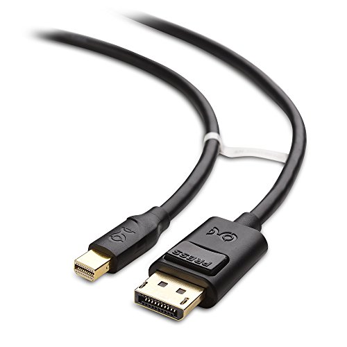 Product Cover Cable Matters Mini DisplayPort to DisplayPort Cable (Mini DP to DP) in Black 10 Feet - Thunderbolt and Thunderbolt 2 Port Compatible