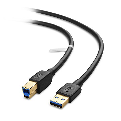 Product Cover Cable Matters USB 3.0 Cable (USB 3 Cable, USB 3.0 A to B Cable) in Black 3 Feet