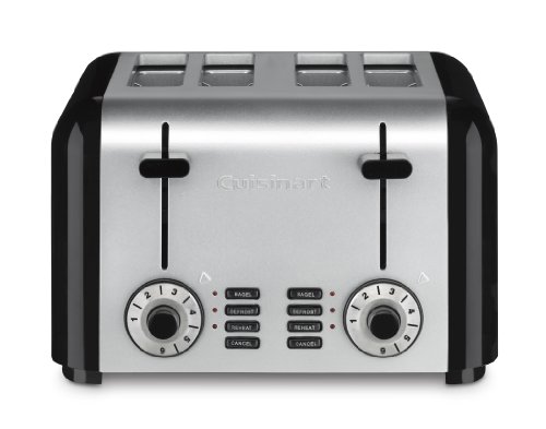 Product Cover Cuisinart CPT-340 Compact Stainless 4-Slice Toaster, Brushed Stainless