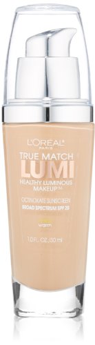 Product Cover L'Oréal Paris True Match Lumi Healthy Luminous Makeup, W3 Nude Beige, 1 fl. oz.
