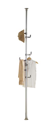 Product Cover PRINCE HANGER, One-Touch Coat Rack, Silver, Steel, Free Standing, PHUS-0012