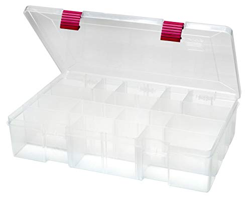 Product Cover Creative Options 2-3730-82 Pro-Latch Deep Utility Organizer with 4 to 15 Adjustable Compartments, Large