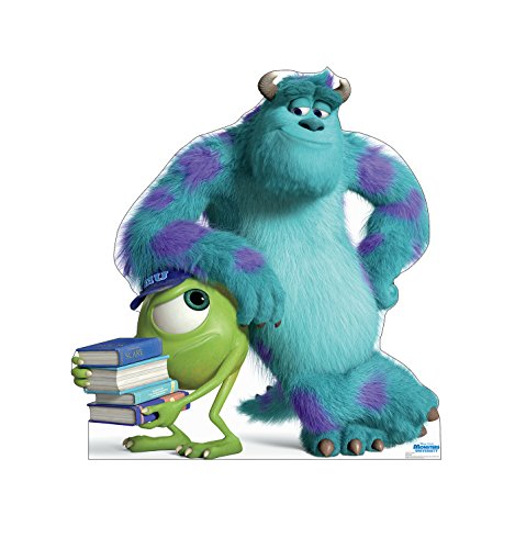 Product Cover Advanced Graphics Mike & Sulley Life Size Cardboard Cutout Standup - Disney Pixar's Monsters University