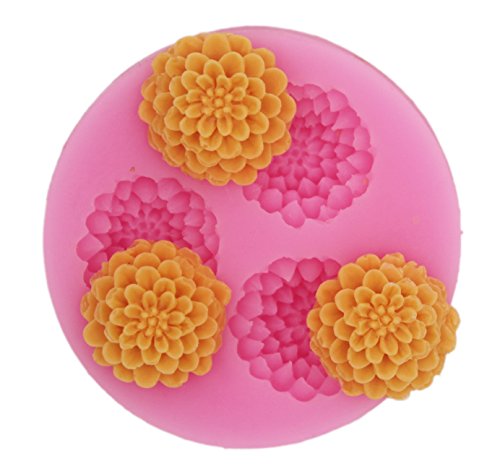 Product Cover Longzang mini flower F0154 Fondant Mold Silicone Sugar mold Craft Molds DIY gumpaste flowers Cake Decorating