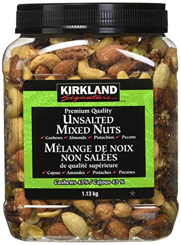 Product Cover Kirkland Signature Extra Fancy Unsalted Mixed Nuts, 1.13 Kilogram