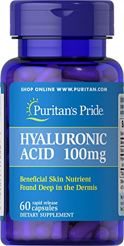 Product Cover Puritans Pride Hyaluronic Acid 100 mg Capsules, 60 Count