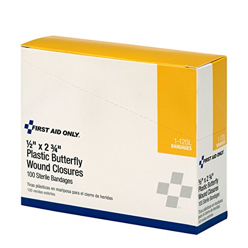 Product Cover First Aid Only Butterfly Wound Closures, Large, 100 Per Box