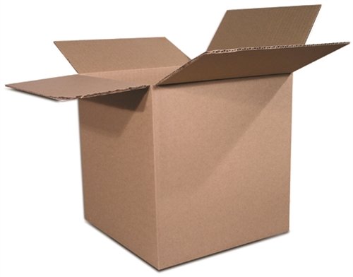 Product Cover The Packaging Wholesalers Shipping Boxes, 6 x 6 x 6 Inches, 25-Count (BS060606)