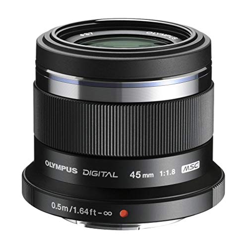 Product Cover Olympus M.Zuiko Digital 45mm F1.8 Lens, for Micro Four Thirds Cameras (Black)