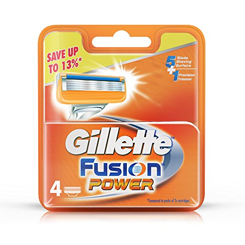 Product Cover Gillette Fusion Power shaving Razor Blades - 4s Pack (Cartridge)