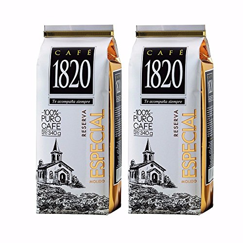 Product Cover Cafe 1820 Reserva Especial - Costa Rica Gourmet Ground Premium Coffee - 12 oz (340 gr) 2 Pack