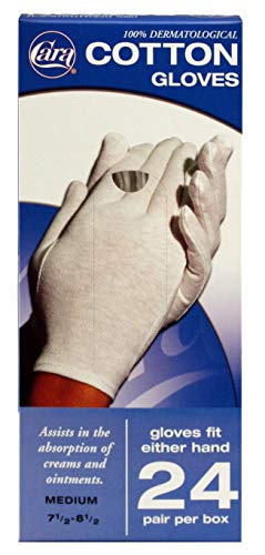 Product Cover CARA Moisturizing Eczema Cotton Gloves, Medium, 24 Pair