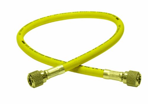 Product Cover Uniweld H2SSM Service Hose with Brass Knurled 1/4-Inch Female Flare Fittings with Rubber Gasket Seats, 24-Inch