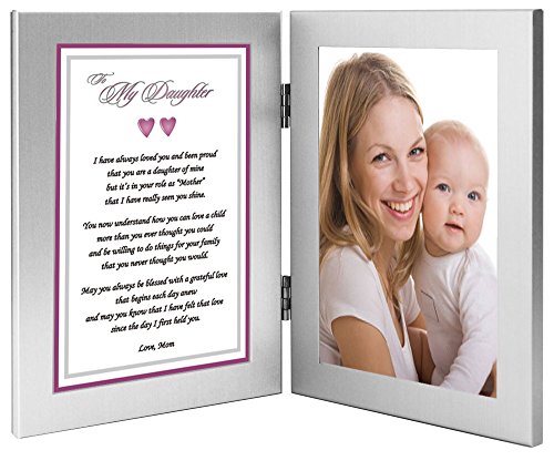 Product Cover Daughter Gift from Mom to My Daughter Poem Praising Her for Being a Good Mother - Add Photo to Frame
