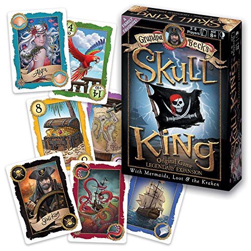 Product Cover Grandpa Beck's Games Skull King - The Ultimate Pirate Trick Taking Game | from The Creators of Cover Your Assets & Cover Your Kingdom | 2-6 Players 8+