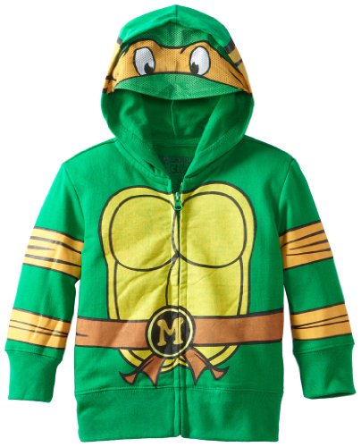 Product Cover Nickelodeon Toddler Boys' Teenage Mutant Ninja Turtles Costume Hoodie, Green, 4T