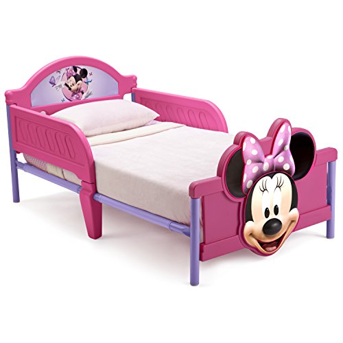 Product Cover Delta Children 3D-Footboard Toddler Bed, Disney Minnie Mouse