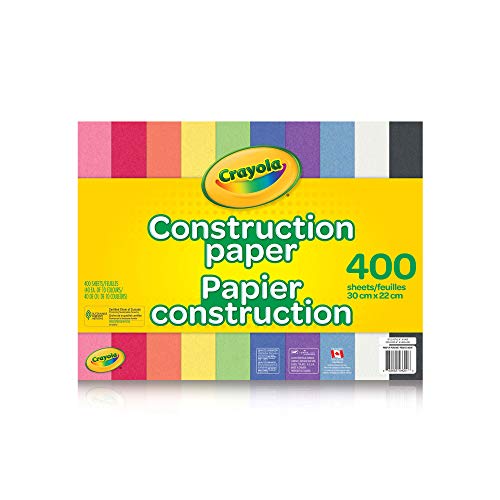 Product Cover KS Crayola 400 Sheet Construction Paper Pad