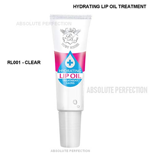 Product Cover ruby kisses Hydrating lip oil treatment gloss CLEAR (RL001) 0.34oz