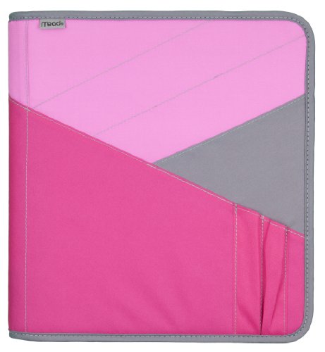 Product Cover Mead Zipper Binder with Expanding File, 3 Ring Binder, 1-1/2