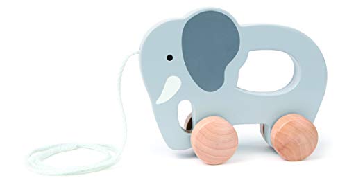 Product Cover Hape Elephant Wooden Push and Pull Toddler Toy