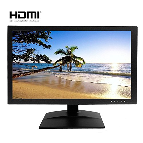 Product Cover 101AV Security 18.5 HD LCD Security Monitor HDMI VGA & BNC Input Build in Speaker Audio Video Display Computer PC monitor for CCTV DVR Home Office Surveillance Optional Mount