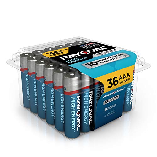 Product Cover Rayovac AAA Batteries, Alkaline Triple A Batteries (36 Battery Count)
