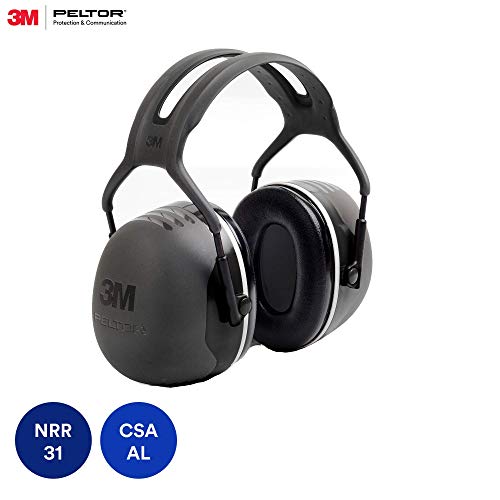 Product Cover 3M PELTOR X5A Over-the-Head Ear Muffs, Noise Protection, NRR 31 dB, Construction, Manufacturing, Maintenance, Automotive, Woodworking, Heavy Engineering, Mining