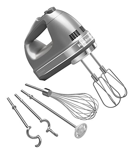 Product Cover KitchenAid KHM926CU 9-Speed Digital Hand Mixer with Turbo Beater II Accessories and Pro Whisk - Contour Silver