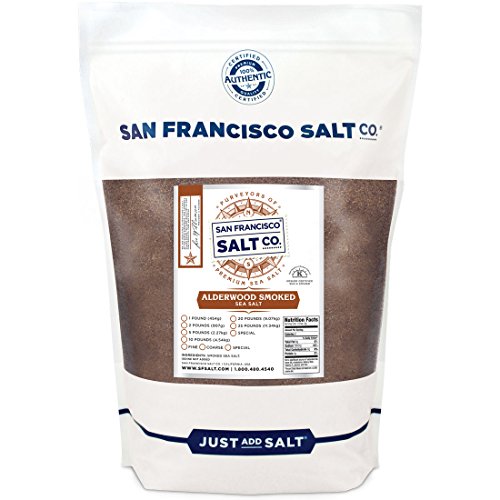 Product Cover Alderwood Smoked Sea Salt - 2 lb. Bag Fine Grain by San Francisco Salt Company