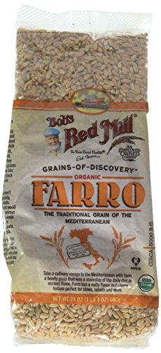 Product Cover Bobs Red Mill Grain Organic Farro, 24 Ounce (Pack of 2)