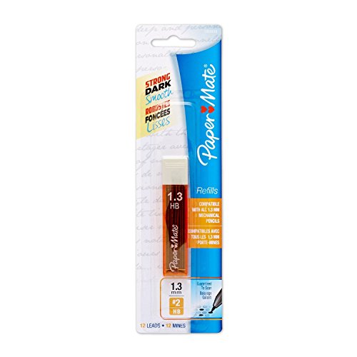 Product Cover Paper Mate Mechanical Pencil Refills, 1.3mm, HB #2, 12 Count