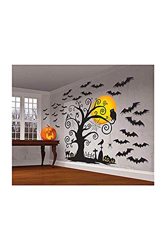 Product Cover Amscan Halloween Cemetery Scene Setters 65'' x 32'' Paper & Plastic Decorating Kit