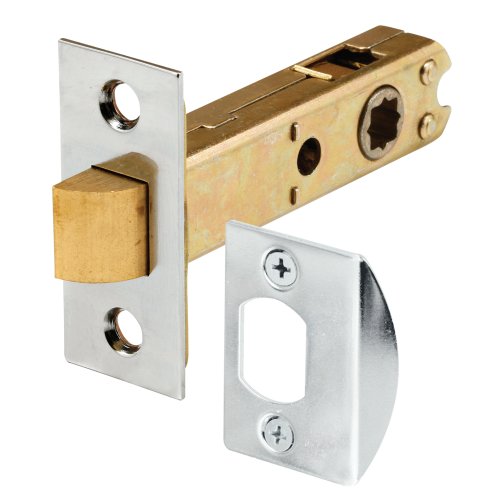 Product Cover Defender Security E 2440 Passage Door Latch, 9/32 in. & 5/16 in. Square Drive, Steel, Chrome Finish