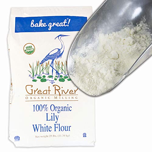 Product Cover Great River Organic Milling, Lily White Bread Flour, All-Purpose, Organic, 25 Lb (Pack Of 1)