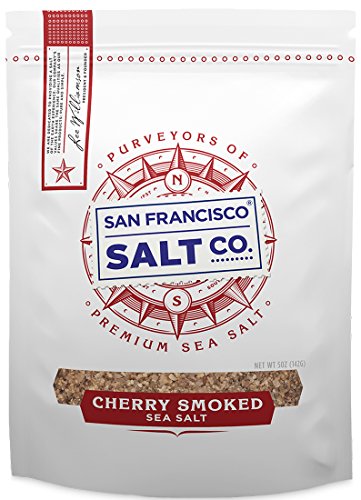 Product Cover Cherrywood Smoked Sea Salt - 5 oz. Fine Grain by San Francisco Salt Company