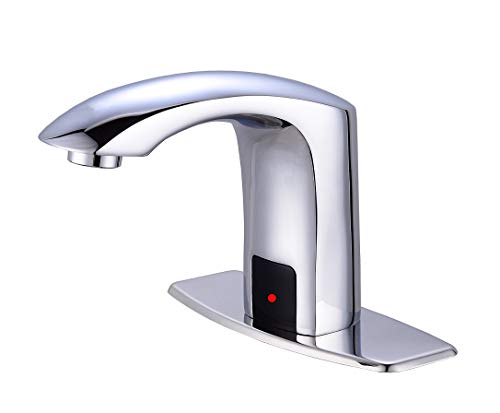 Product Cover Gangang Touch Free Automatic Sensor Tap Sink Hot Cold Mixer Faucet by Automatic Faucet (chrome)
