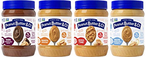 Product Cover Peanut Butter & Co. Top Sellers Variety Pack, Non-GMO Project Verified, Gluten Free, Vegan, 16 Ounce (Pack of 4)