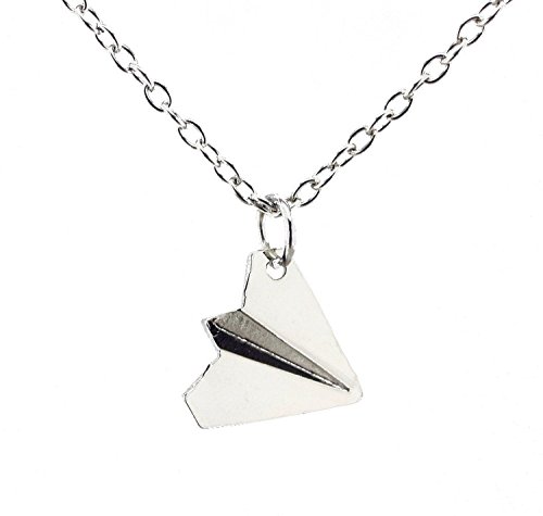 Product Cover Jewelry By Marcus One Direction Harry Styles Paper Airplane Necklace Charm Infinity Necklace Forever
