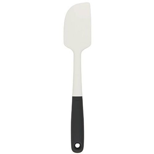 Product Cover OXO 1241781 Not Available Good Grips Silicone Spatula, Medium, White/Black