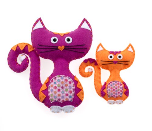 Product Cover American Girl Crafts Cat Sew and Stuff Activity Kit, DIY Cat Stuffed Animals
