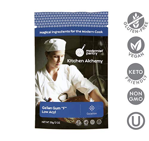Product Cover Pure Gellan Gum F - Low Acyl ⊘ Non-GMO ☮ Vegan ✡ OU Kosher Certified - 50g/2oz