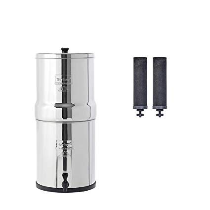 Product Cover Big Berkey Gravity-Fed Water Filter with 2 Black Berkey Purification Elements