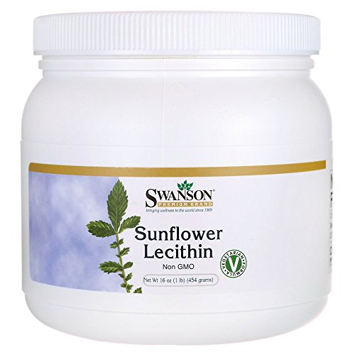 Product Cover Swanson Sunflower Lecithin Powder Non-GMO 16 Ounce