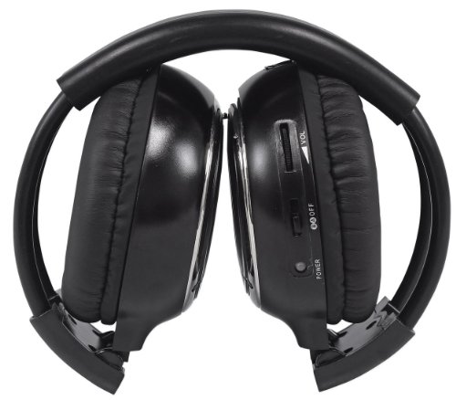 Product Cover Rockville RFH3 Wireless Universal Infrared IR Car Headphones for Any Car Monitor