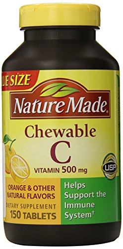 Product Cover Nature Made Vitamin C 500 mg Chewables, Orange, 150 ct