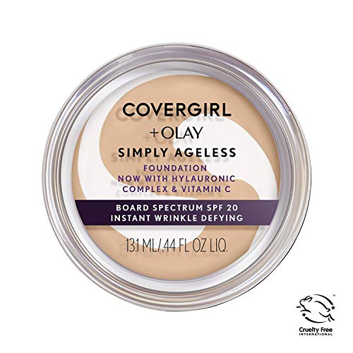 Product Cover Covergirl & Olay Simply Ageless Instant Wrinkle-Defying Foundation, Buff Beige